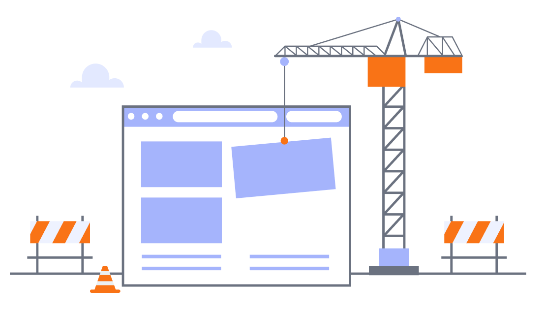 Page en maintenance